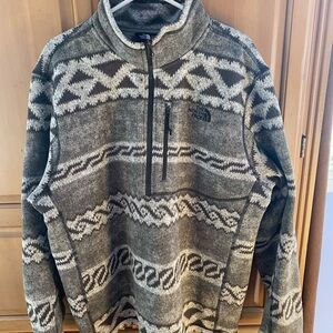 The North Face Men's (or women’s) Black and Gray Zip Up Sweater